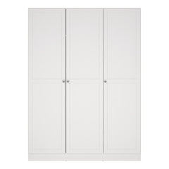 Brande Wardrobe with 3 Frame Doors in White