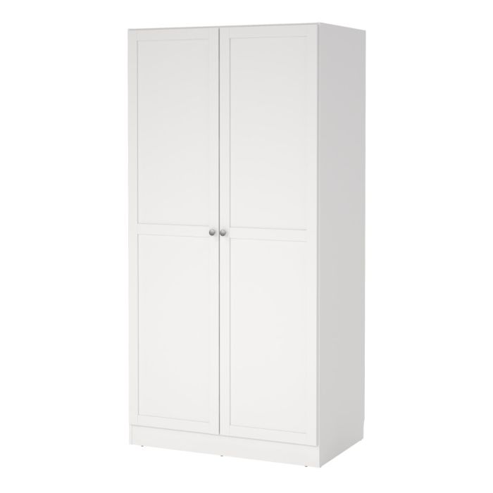 Brande Wardrobe with 2 Frame Doors in White