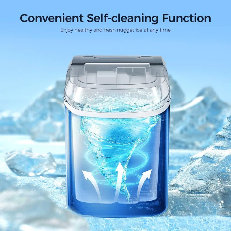 Antarctic Star 34 Lb. Daily Production Nugget Clear Ice Portable Ice Maker