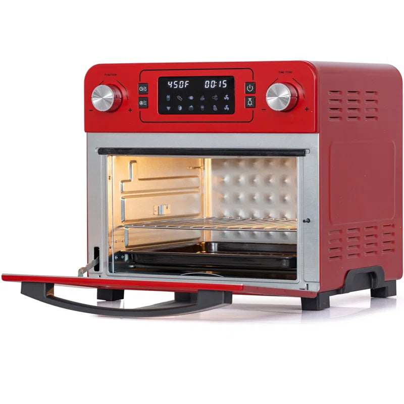 Deco Chef 24qt Stainless Steel Countertop Toaster Air Fryer Oven Plus Warranty