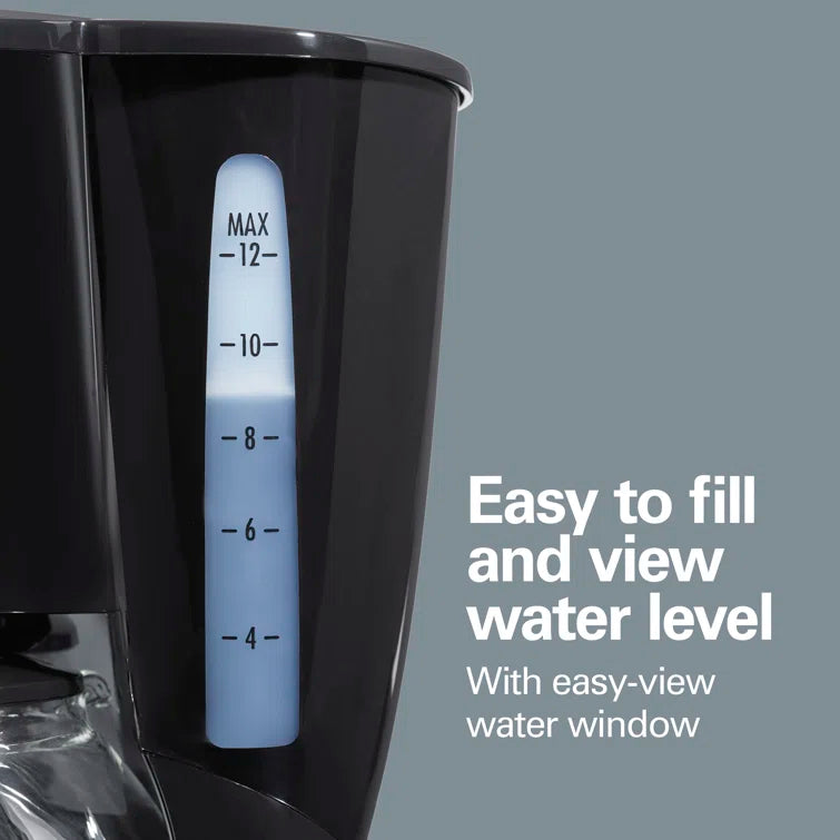 Hamilton Beach® 12 Cup Programmable Coffee Maker Glass Carafe