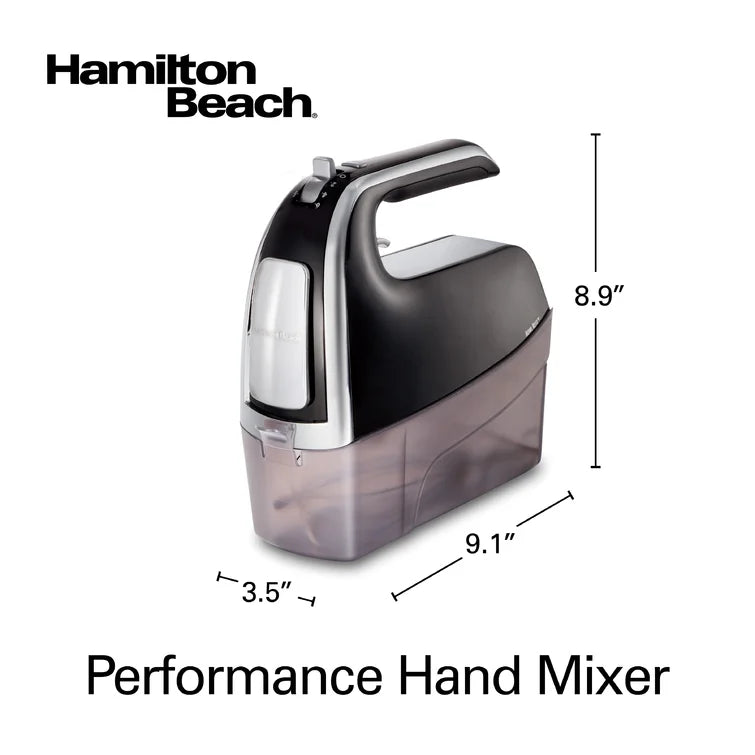 Hamilton Beach® 6 Speed Performance Hand Mixer with Snap-On Case
