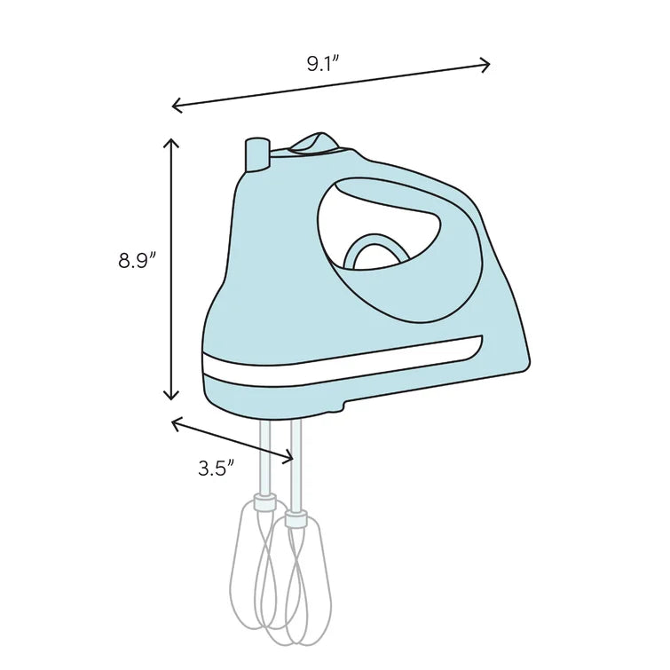 Hamilton Beach® 6 Speed Performance Hand Mixer with Snap-On Case