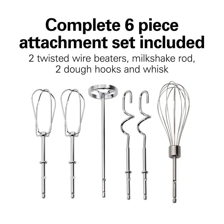 Hamilton Beach® 6 Speed Performance Hand Mixer with Snap-On Case