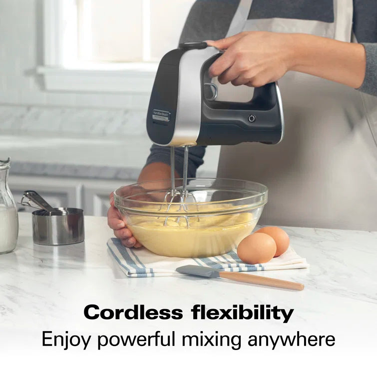 Hamilton Beach Professional Cordless Hand Mixer With Infinite Speed