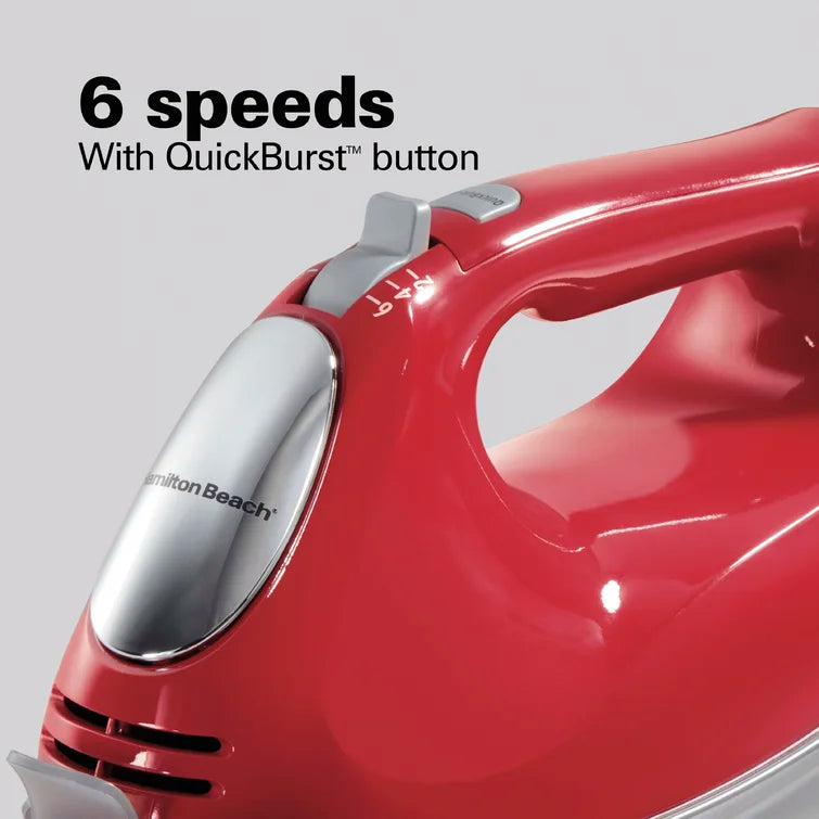 Hamilton Beach® ensemble Hand Mixer with Snap-On Case 6 Speeds