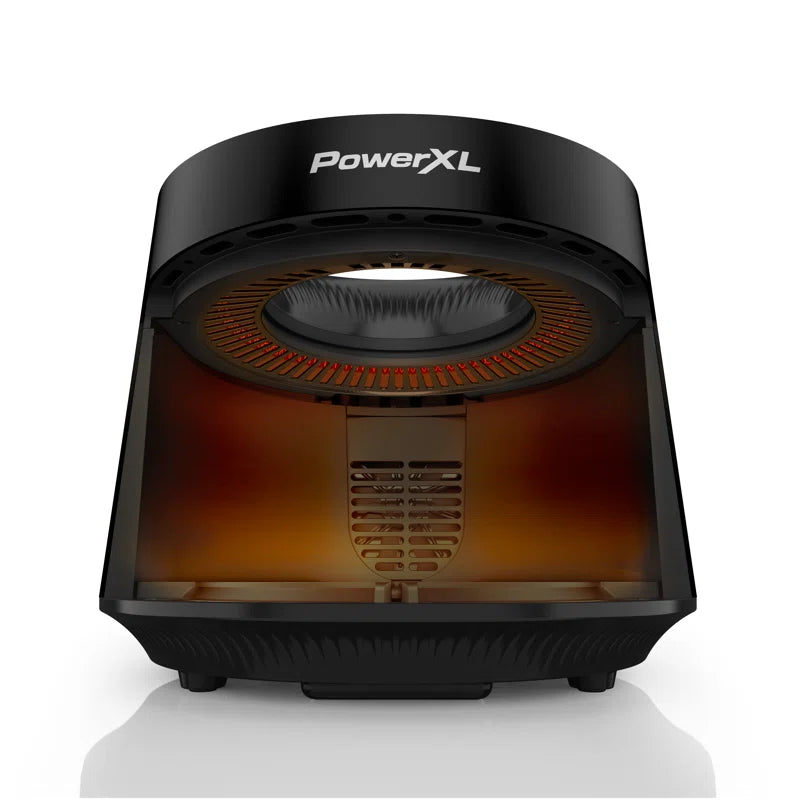 Powerxl Luminex 5.3 Qt Radiant Light Air Fryer, Heats To 400°f In 2.4 Seconds, Auto Shut-off, 12 Quick-touch Presets, Glass Skylight Window